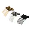 1 Stück Mode Schulterklappen Vintage Spike Rivet Quaste Epaulet Schulterklappen Abzeichen Broschen Frauen Männer Kleidung Zubehör