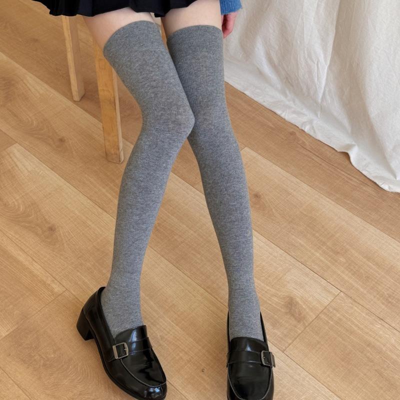 Glue-resistant Thigh-high Socks for Autumn and Winter, Boneless Calf Socks for Slimming, Knee-high Socks