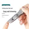 Large Slanted Anti-Splash Stainless Steel Nail Clippers with Home Set