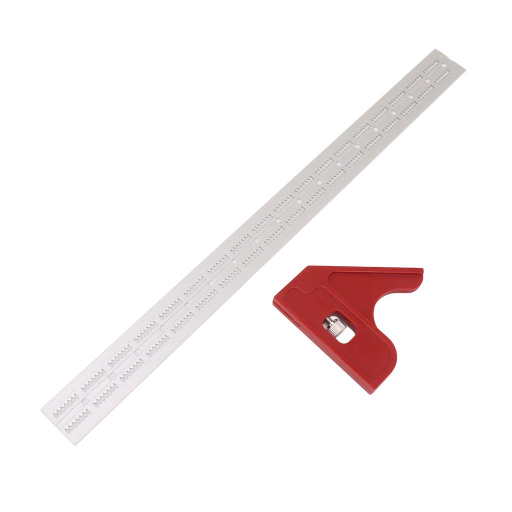 Woodworking Caliper Adjustable Angle Level Hand Measuring Tool Marking Layout Straight Ruler