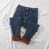 Winter Women Fashion Warm Casual TrousersHigh Waist Skinny Thermal Flannel Tight Fit Velvet Pants Leggings Stretchy Comfortable