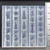 Flexible Silicone Crafting Mould With 3D Embossed Pattern For Nail Art Accessories And Resin Jewelry