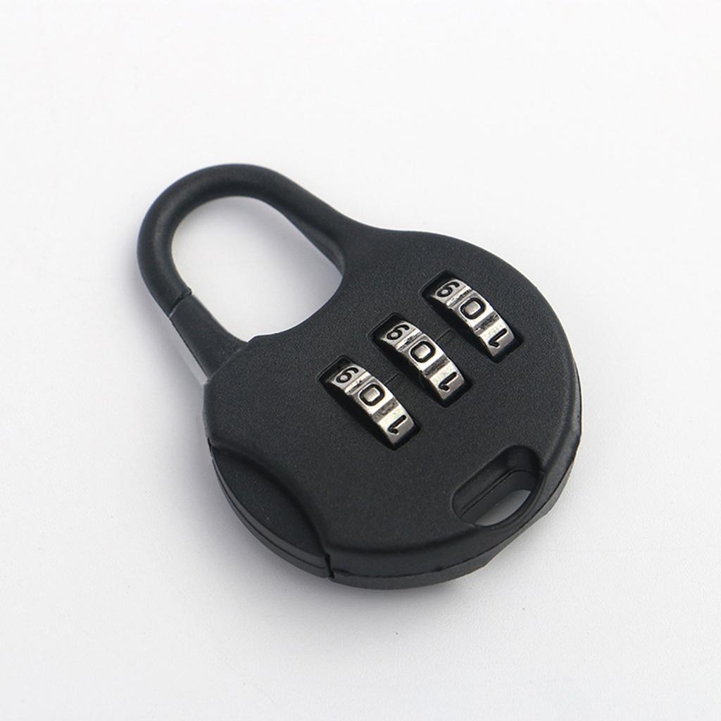 3 Digit Combinations Padlock Lightweight Anti-thief Lock Combination Padlock for Locker Drawer Toolkit Cabinets