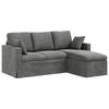 Sofa Dark Grey 178 X 134 X 80 Cm Velvet