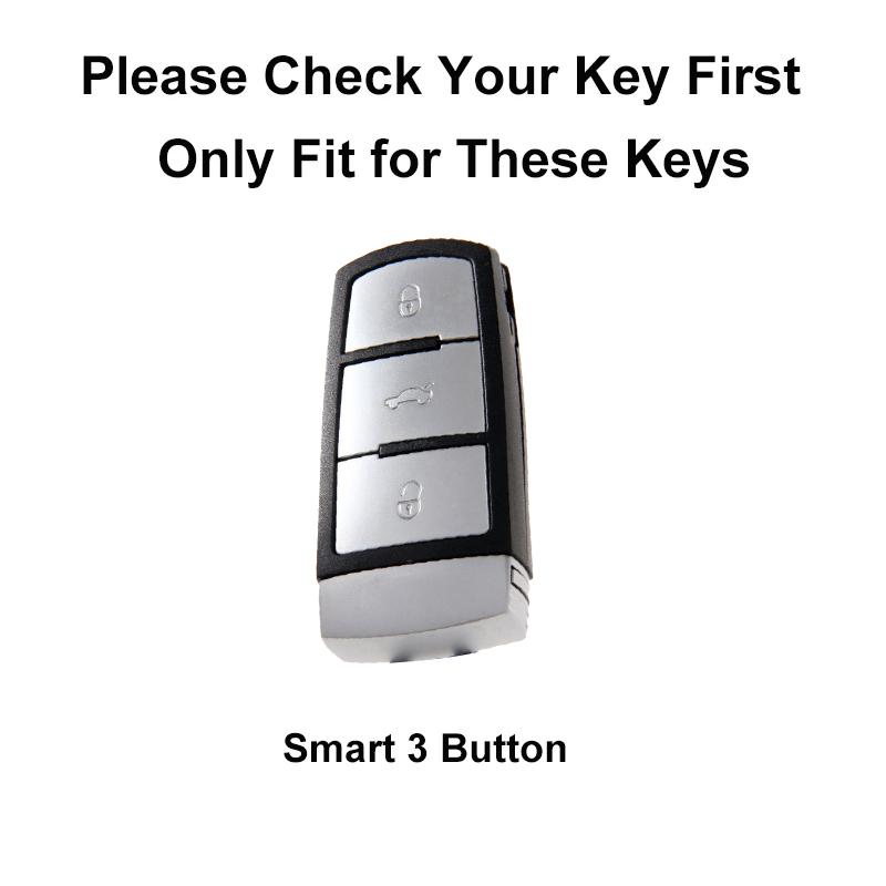 New Fashion TPU Car Key Case Cover for Volkswagen VW CC Passat B6 B7 Passat 3C CC Maogotan R36 B5 B7L Protector Auto Accessories
