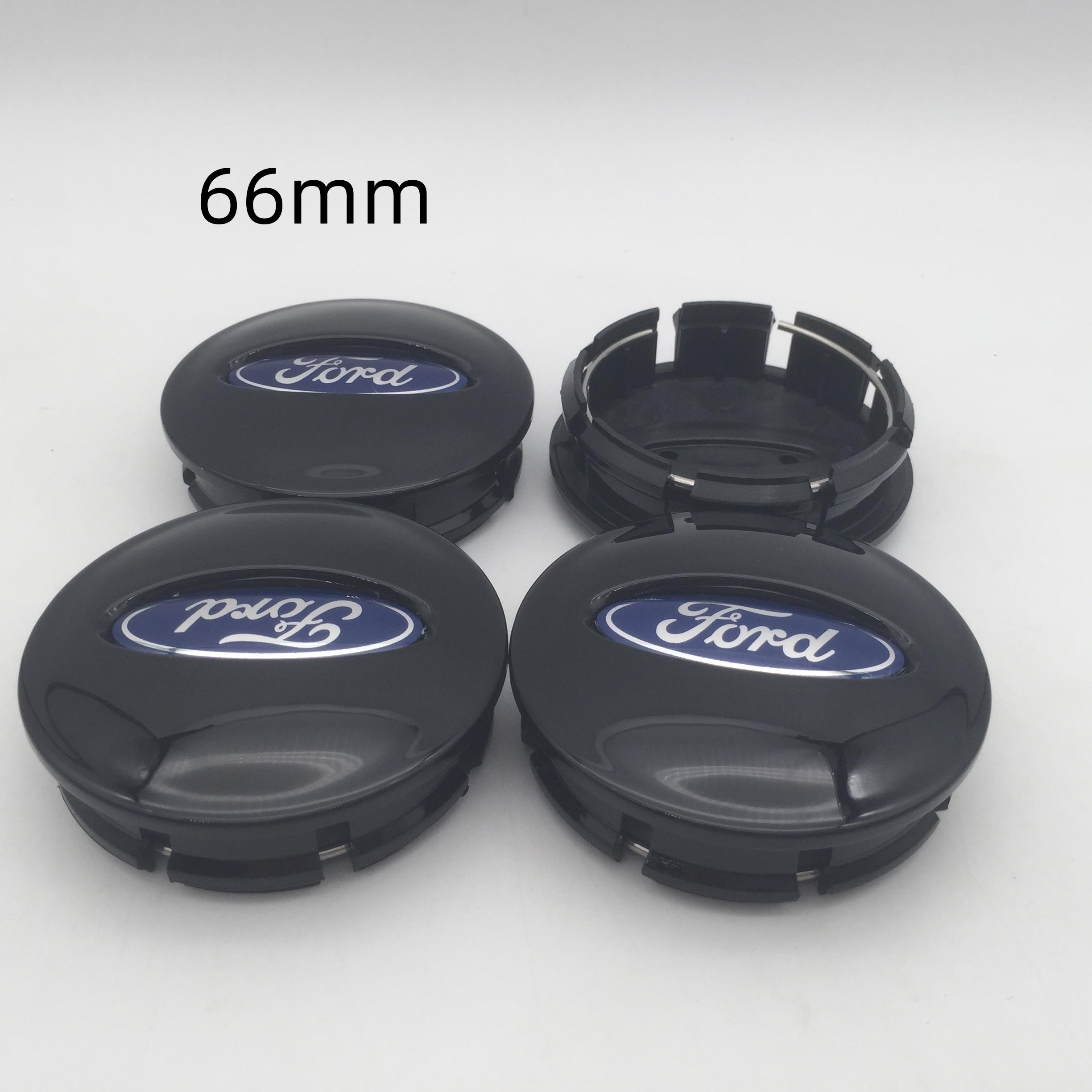 

Car Sticker 4pcs 3D for ford 66mm Car emblem Wheel hub Center Cap Badge covers sticker Decal styling auto Accessories