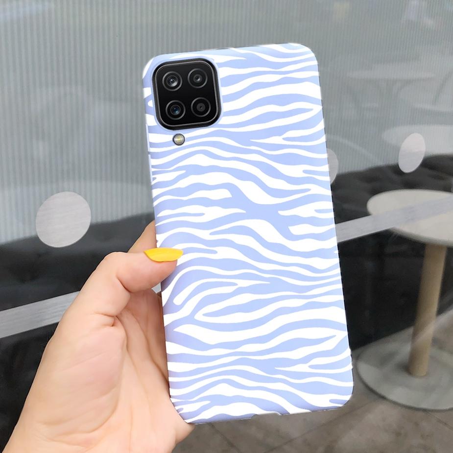 Für Samsung Galaxy A12 Hülle M12 F12 Cue Süßigkeiten Bemalte Abdeckung Weiche Silikon Handyhülle Für Samsung A12 M 12 GalaxyA12 Coque Bumper