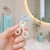 Contact Lenses Applicator Tool, Soft Silicone Contact Lens Insertion Tool with Eye Support Design, Portable Scissor-Style Holder, Contact Lens Remover