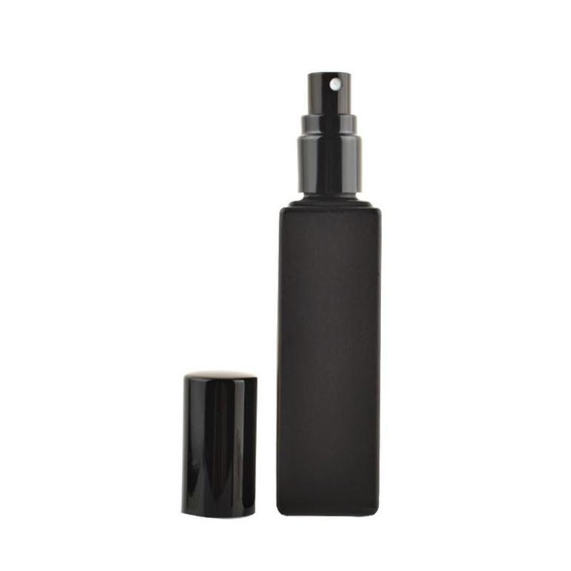 Mini Cosmetic Container Sample Atomizer Glass Empty Refillable Bottle For Traveling Portable Perfume Bottle Black