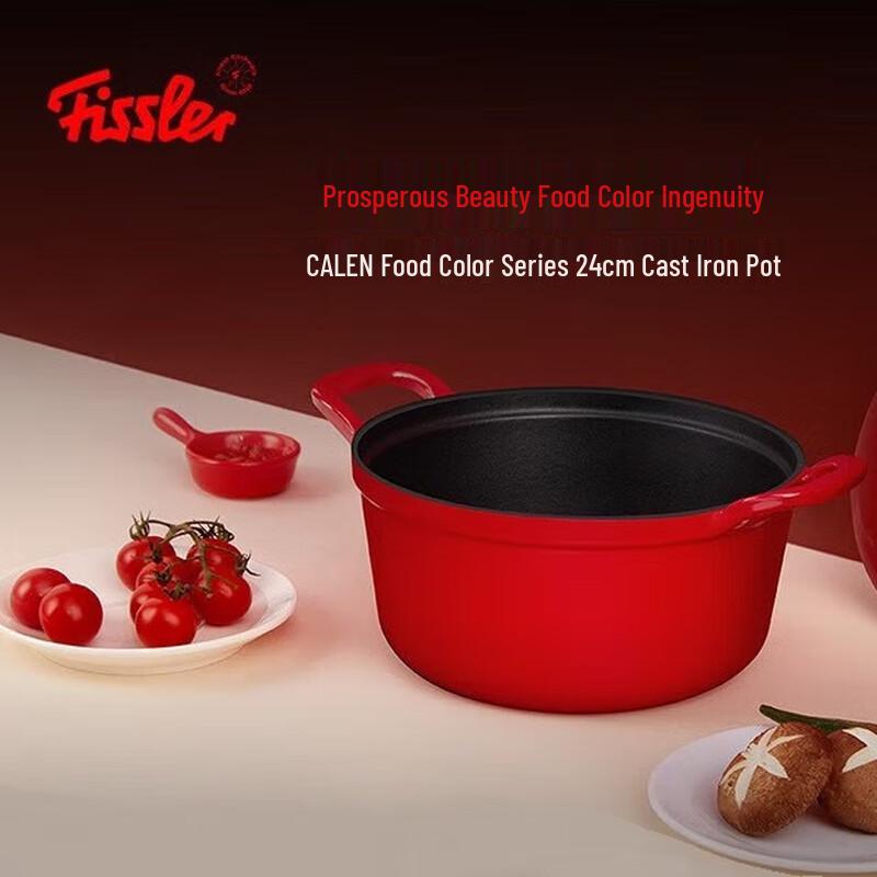 Fissler Food Color Series 24CM Enamel Cast Iron Pot