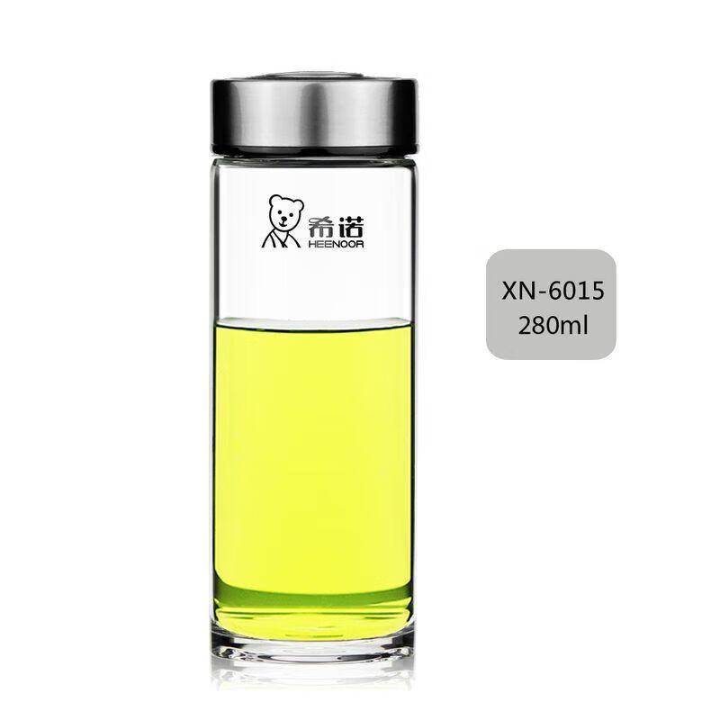 Heenoor Portable Single-Layer Glass Cup