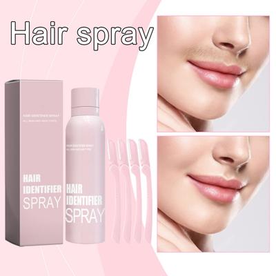 Hair Identifier Spray for Face Shaving Skin Body All-Natural Plant Extracts Moisturizing Facial Shave Hair