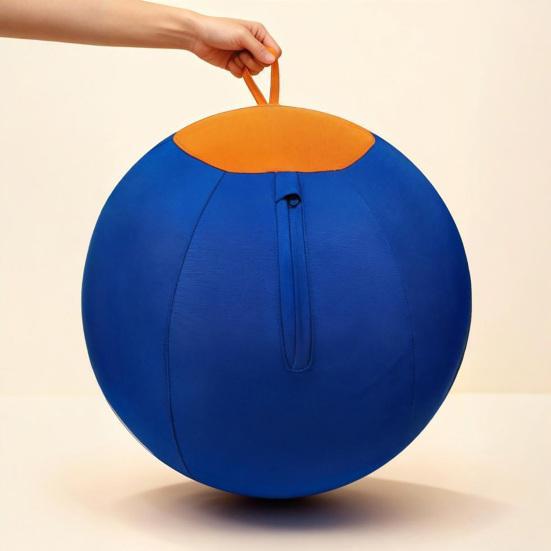 Aufblasbarer Hüteball für Hunde 18 Zoll Beruhigender Ball mit Griff Schwerlast-Hundespielzeugball für Training Große Rassen Aktives Spielen Bewegung