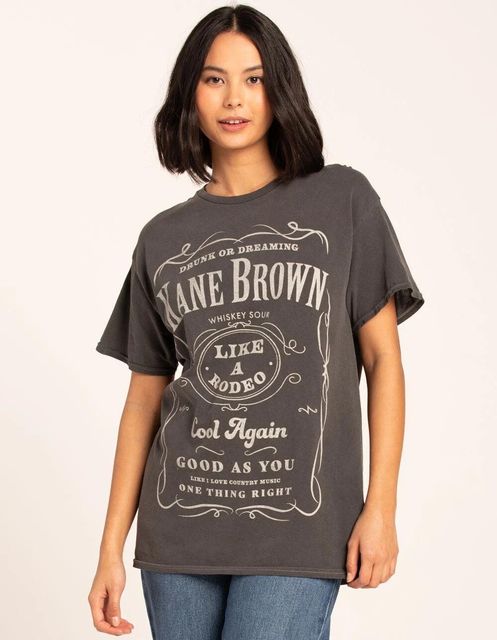 KANE BROWN Whiskey Womens Oversized Tee New Medium S