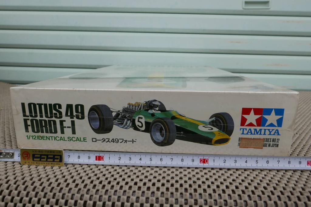 Tamiya Plastic Model Lotus 49 Ford Scale Series Display Model Kit 1/12 F-1 "Big No. 12" [12012]