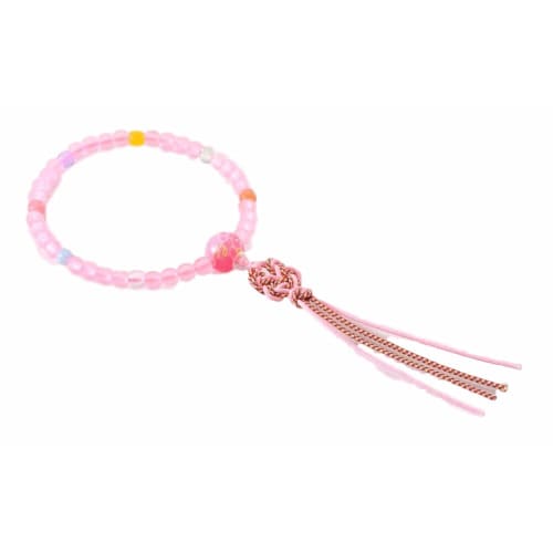 

Kyo-style Children s Prayer Beads, Smile Knot, Made in Japan, Colorful and Cute Children s Prayer Beads for Memorial Services, Funerals, and Buddhist
