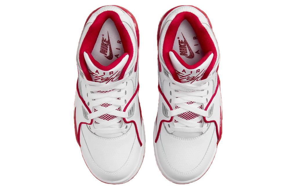 Kids' Sneakers Nike Air Flight 89 White Wolf Grey Varsity Red (GS) White/Wolf Grey/Varsity Red