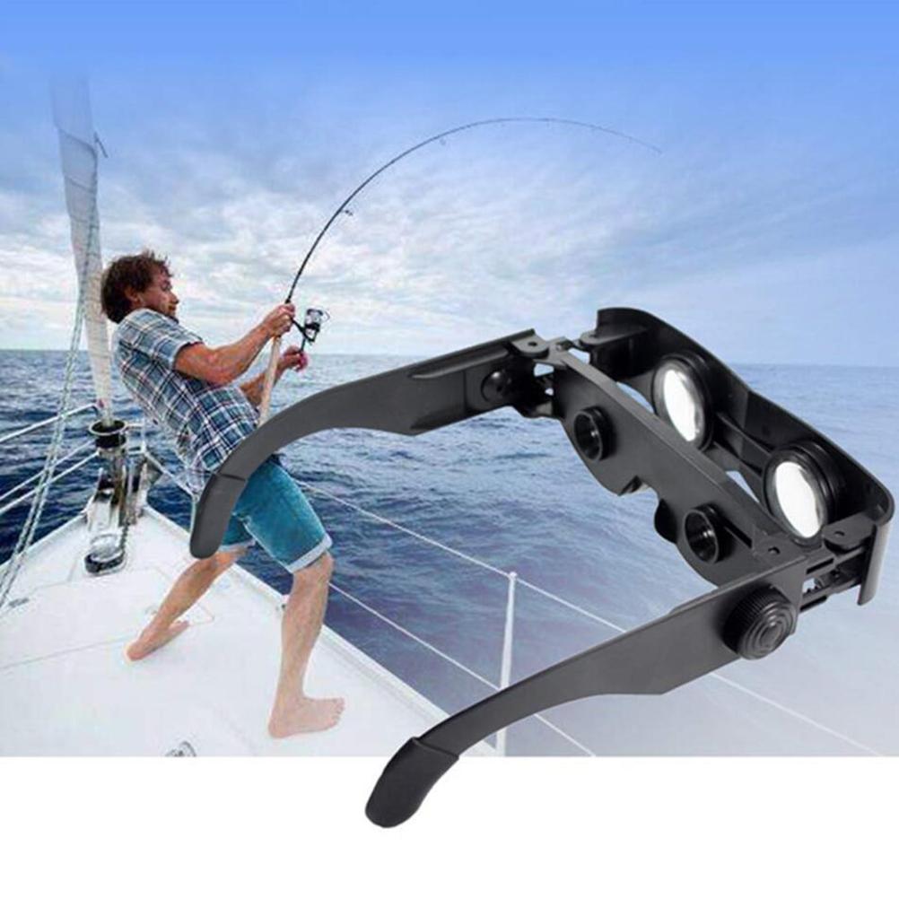 Portable Adjustable Fishing Binoculars Glasses Handheld Magnifier Telescope For Outdoor Fishing