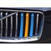 M-Color Car Front Grille Strip Ert Trims Stickers Cover For Volvo XC90 21-23