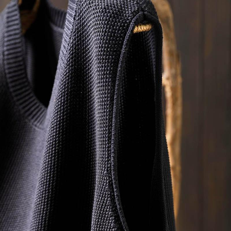 Vestă Tricotată Femei Largă Mărime Mare Casual Versatilă Fără Mâneci cu Nasturi la Spate