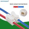 2-Position Self-Locking Push Terminal Copper CH-2 Wire Connector, Screw-Free