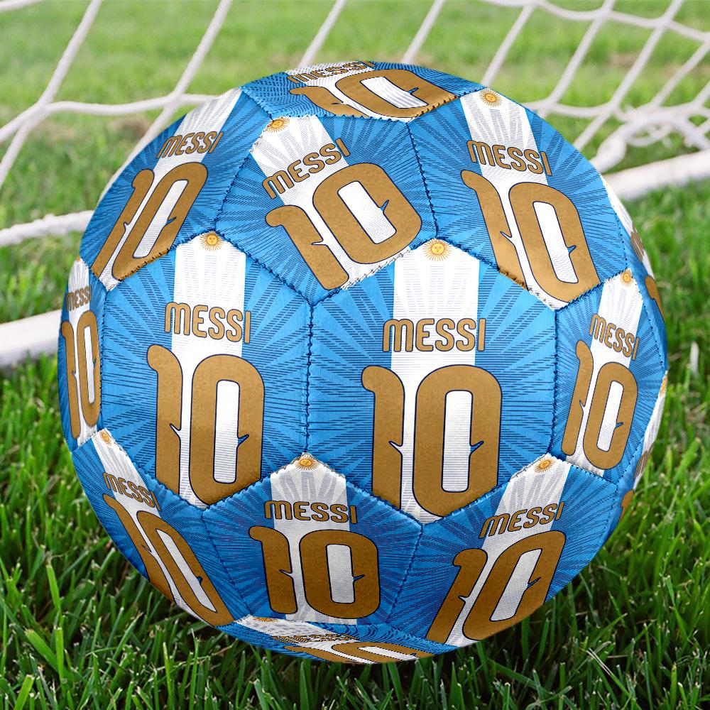 Messi 10 Number Soccer Jersey Number Size 5 Soccer Ball Machine Sewn Indooroutdoor Training And Matches Surprise Collection Gift