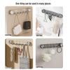 Elegant Suction Cup Rotating Towel Rack: Wall-Mounted, No-Drill Bathroom Hook and Shelf.