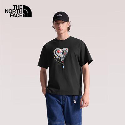 The North Face Unisex Heart Print Short Sleeve T-Shirt 8GW1