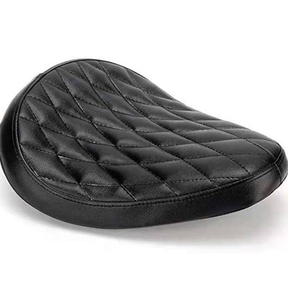 Black Leather Driver Driver Solo Seat For Sportster 883 1990-2013 Saddle Suitable Cruiser Bobber Chopper