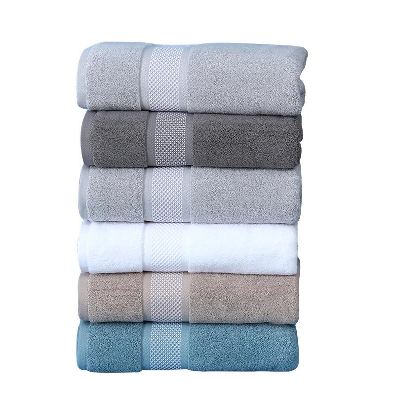 500G Pure Cotton Large Bath Towel Class A Infant And Toddler Household Hotel Couple Towel Morocco Bath Absorbent Large Towel