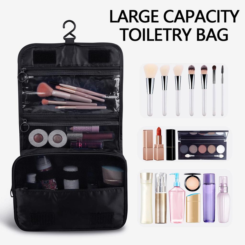 Hanging Travel Toiletry Bags, Multi-functional Cosmetic Bags, Toiletries Storage Bags, Simple Korean Travel Portable