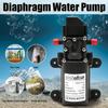 72W Water Pump 130PSI 6L/Min Stable High Pressure Diaphragm Water Pump Pressure Protection Water Sprayer