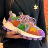 Dámské boty Dad's Shoes 2025 Nové Jaro Podzim Všestranné Silná Podrážka Boty do Lesa Běžecké Sportovní Ležérní Boty