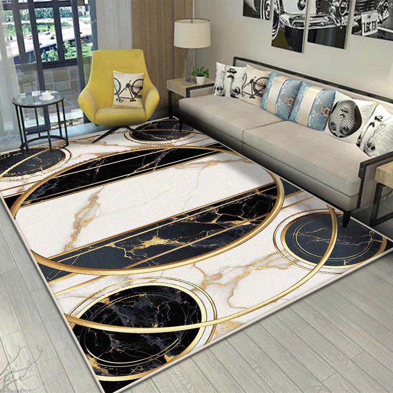 Nordic Geometric Carpet Living Room Luxury Home Decor Sofa Bedroom Rug Children Room Non-slip Washable Soft Floor Mat Bedside