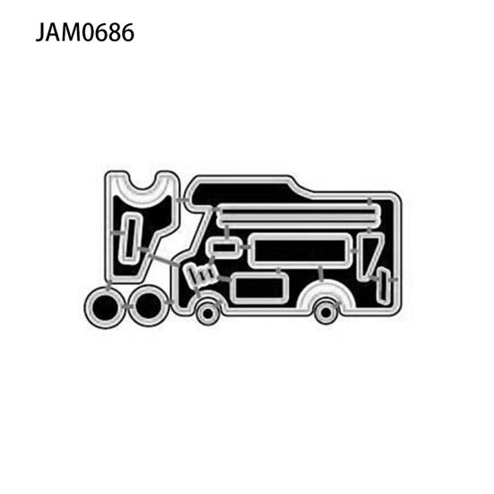 

Штамп для вирізання квітів для автодому, скрапбукінг, тиснення для трафаретів для альбомів JAM0686