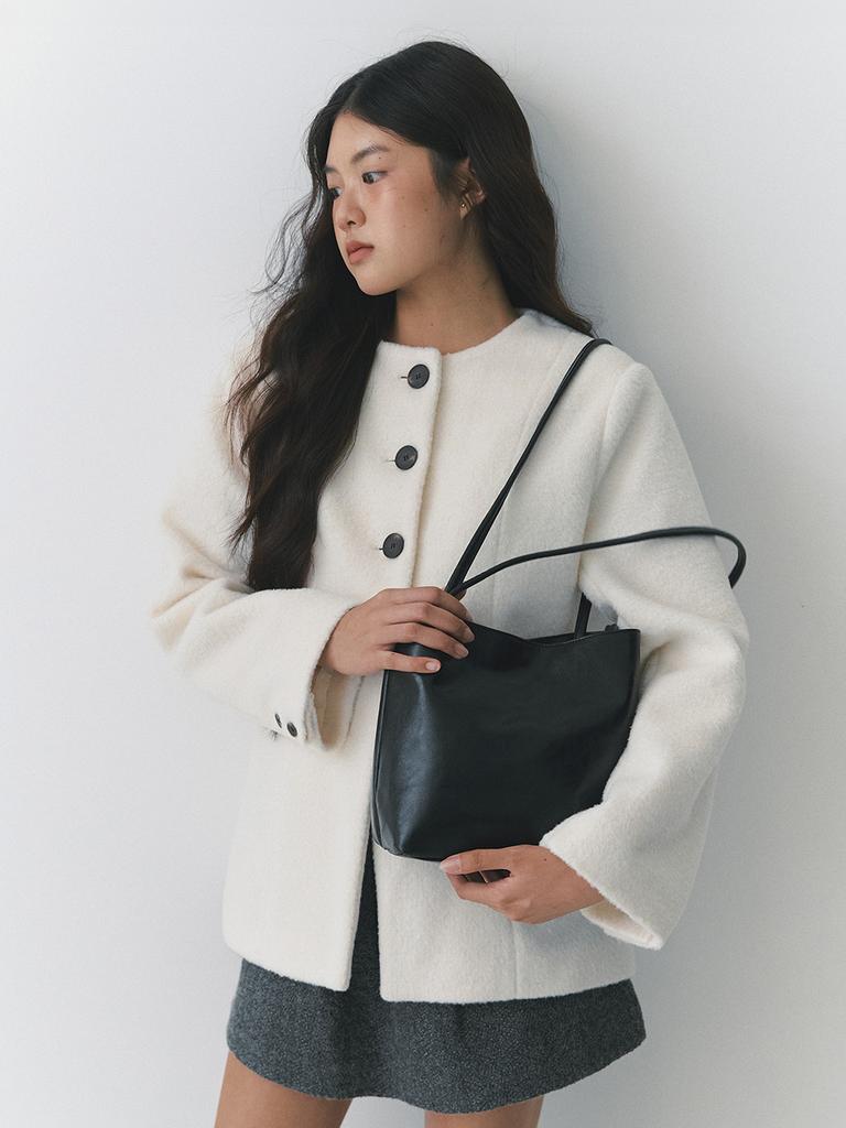 Ganisong Silk Shoulder Bag_Black