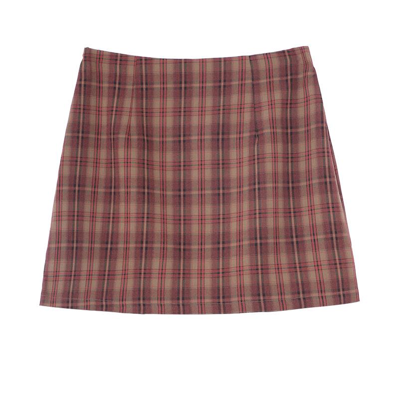 

Spring Korean Style Plaid Plus Size Camisole and Shorts Set for Women L (Recommended 52.5-60kg)