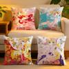 Kissenbezug Leinen Hautfreundlich Weich Dekorative Hülle für Sofa Heimdeko Anime CCardcaptor SSakura Kissenbezug