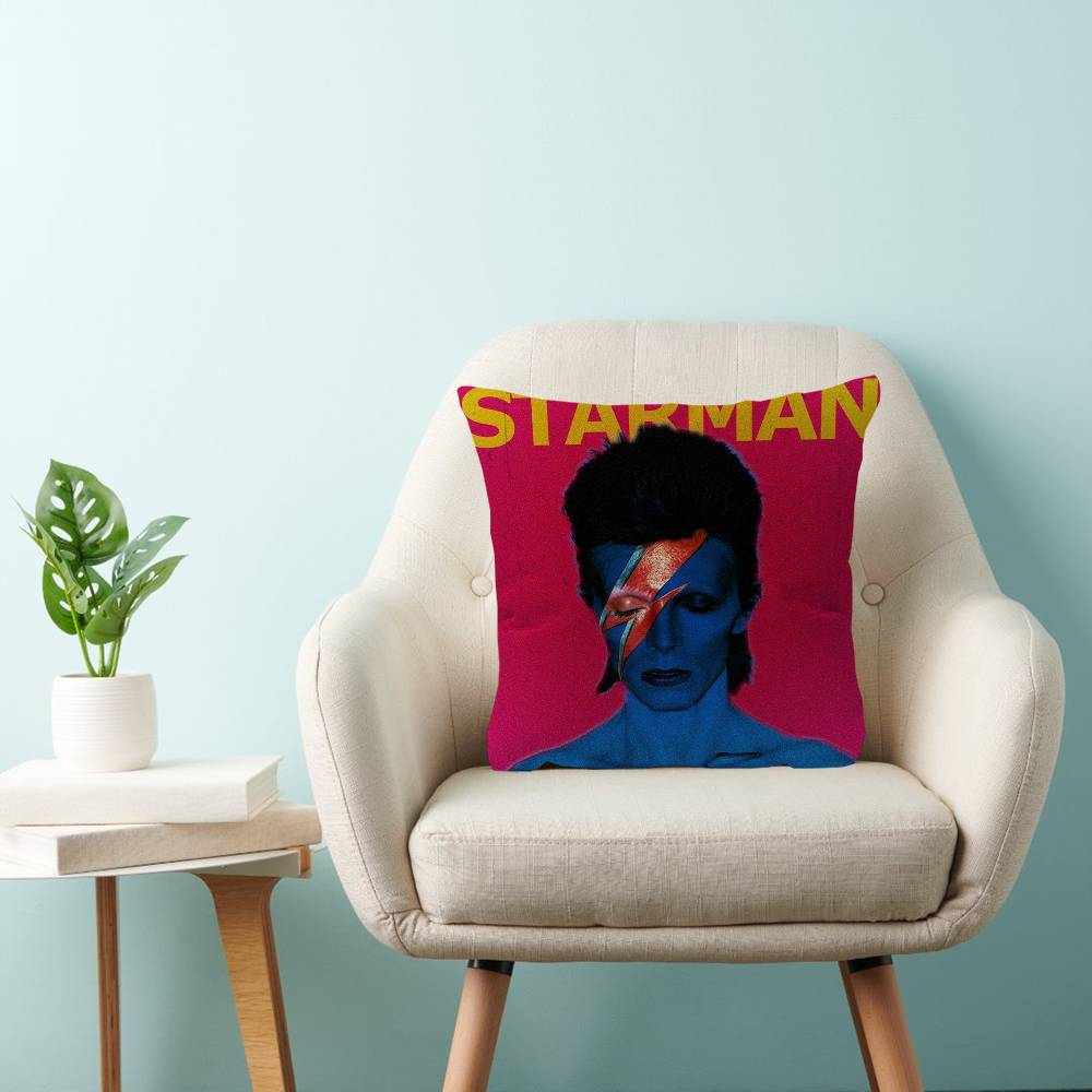Hot Singer D-David B-Bowie pillow cover sofa cushion cover home room decoration children gift