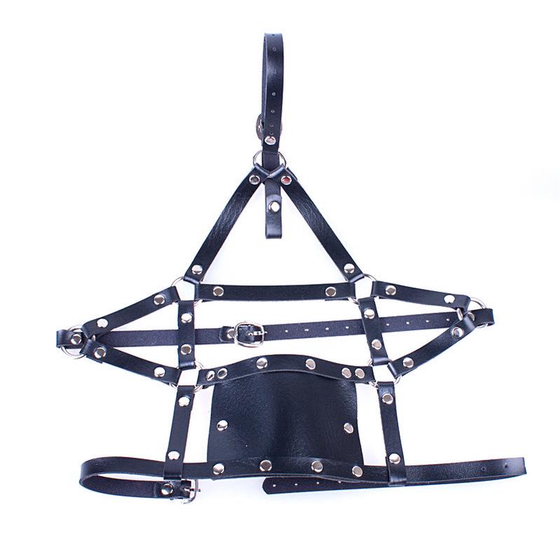 Icele Adult Erotic Black Mesh Ball Gag Mask