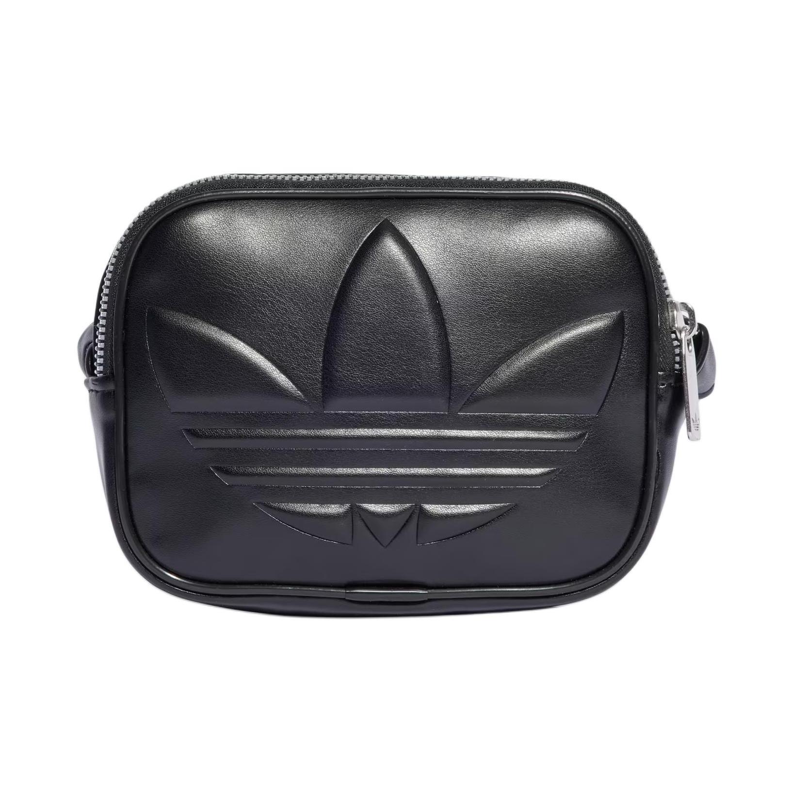 

Adidas Originals Adjustable Shoulder Strap Zipper Closure Mini Crossbody Bag Women Bags Black IT7379 Black,Mini