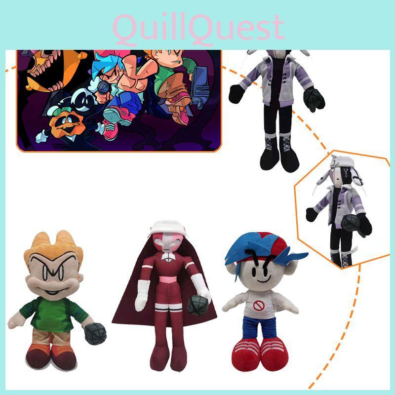 Friday Funkin Night Plush Toy Cute Spooky Month Skid Pump Stuffed Dolls Kid Gift