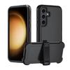 Samsung S24 Shockproof & Dustproof Three-in-One Phone Case with Rotating Stand