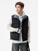 ACU Unisex Stand Collar Down Vest: Warm Workwear with Pockets for Autumn/Winter