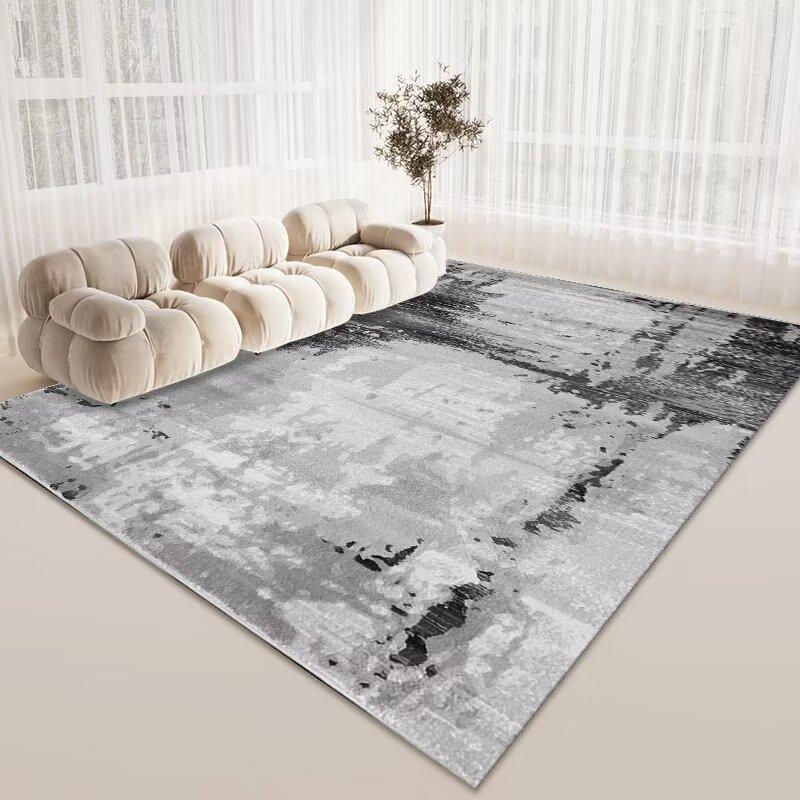 Simple Crystal Velvet Carpet, Living Room Sand And Coffee Table Carpet, Large Area Of Floor Mats Next To The Bedroom Bed