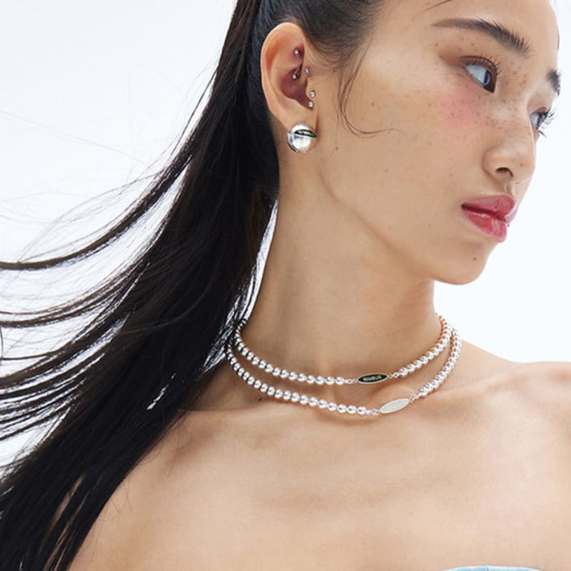 

NIMBUS GREEN TAG BALL EARRINGS GREEN