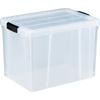 TRUSCO Clear Light Storage Box, Box, Transparent, 47L, TCR-02D
