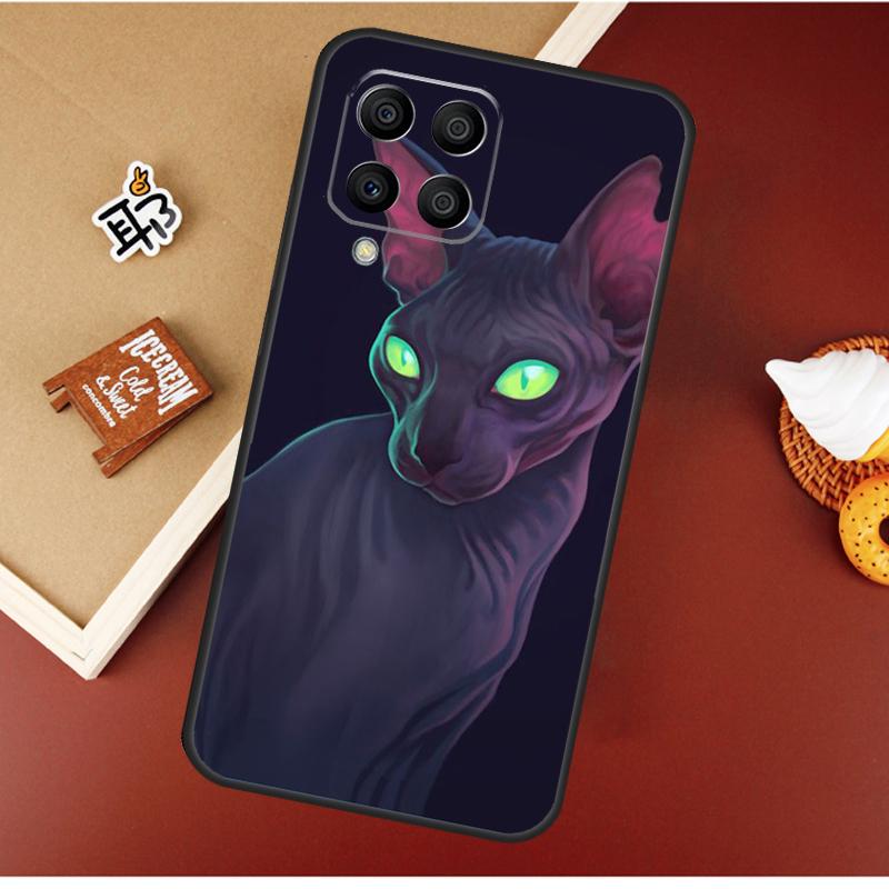 Sphinx Cat For Samsung Galaxy M12 M32 M52 M13 M33 M53 M11 M31 M51 M15 M55 M14 M34 M54 M30s M20 Case