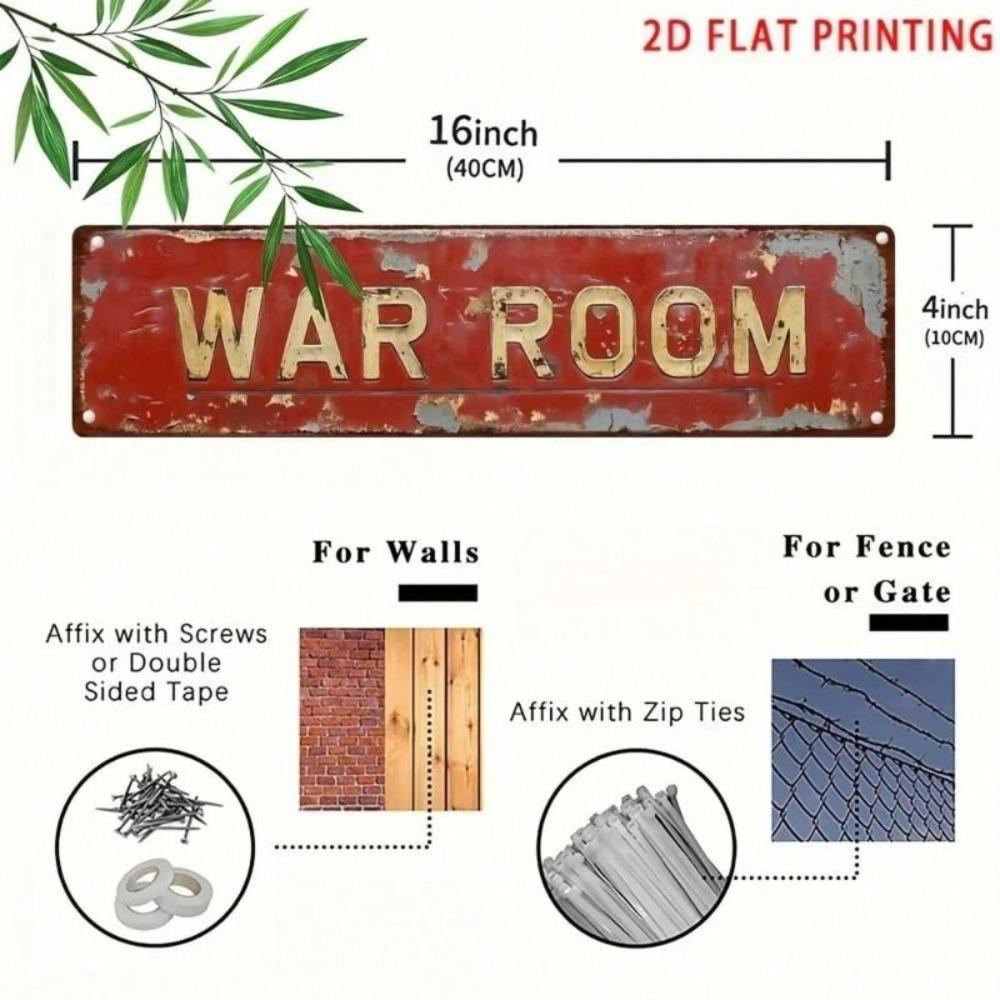 Vintage Military Retro Metal Sign Bar Garage Wall Decor