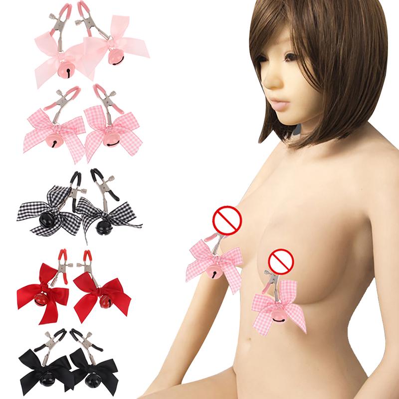 Adjustable Nipple Clamp Breast Small Bell Adult Fetish Flirting Teasing Sex Toys